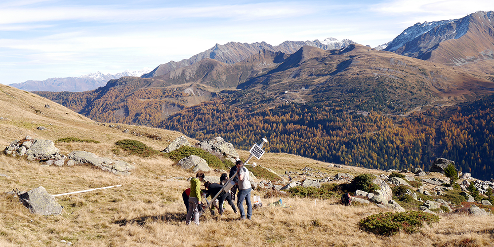 CREA Mont-Blanc's long-term monitoring site at Loriaz, Aiguilles Rouges